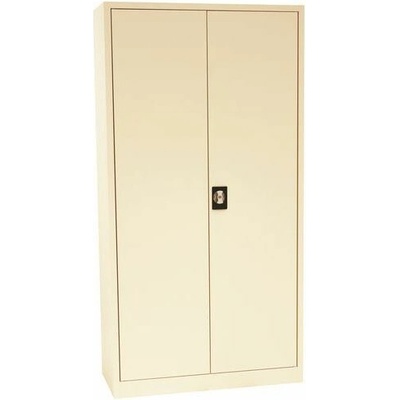 Manutan Expert, Kovová spisová skriňa 4 police, 180 x 92 x 42 cm, sivá