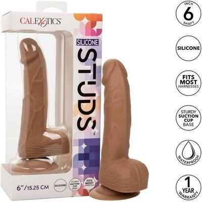California Exotics Silicone Studs 15,24 Cm Brown