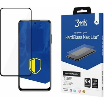 3mk Protection Протектор от закалено стъкло /Tempered Glass/ 3MK HardGlass Max Lite Full Screen Tempered Glass, за Xiaomi Redmi 10, черен/прозрачен