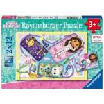 Ravensburger Puzzles for children 2x12 Cat Cottage Gabi