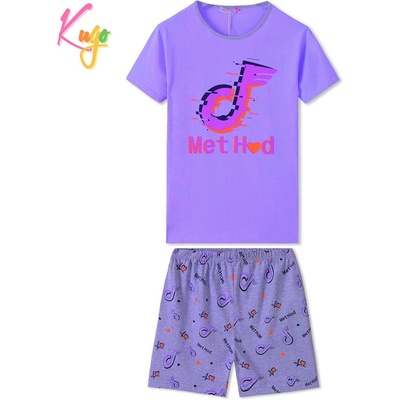 Kugo dětské pyžamo MP1507 fialová