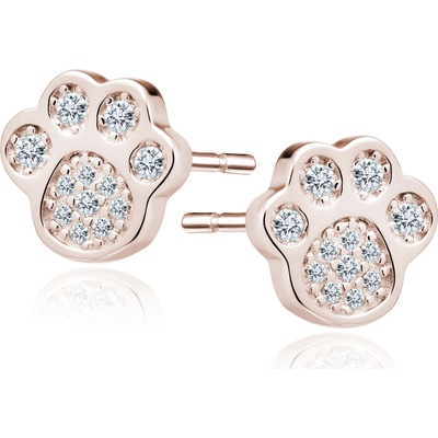 Lunica Stříbrné náušnice RŮŽOVÁ PACKA 0137 0991