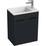 Jika Cube - Шкафче с умивалник 51x34x61 см, матов антрацит H4536411763521 (H4536411763521)