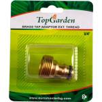 TopGarden Адаптер 3/4" за кран външна резба месингов tg