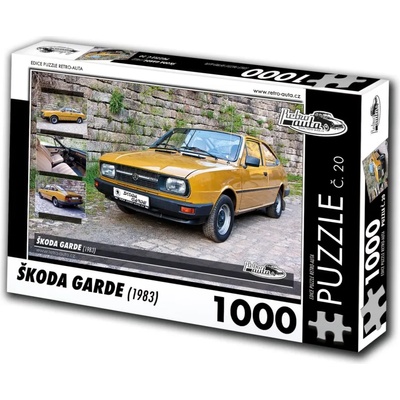 Retro cars - Puzzle Škoda Garde II (1983) - 1 000 piese
