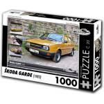 Retro cars - Puzzle Škoda Garde II (1983) - 1 000 piese