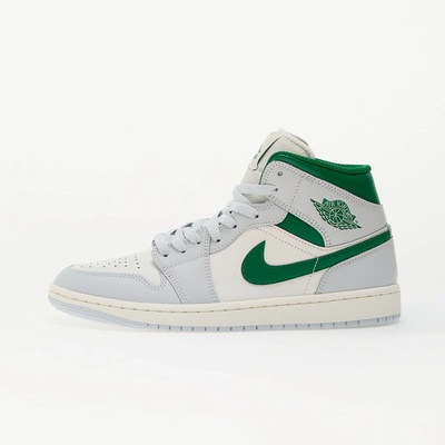 Air Jordan 1 Mid Summit White/ Pine Green-Pure Platinum-Sail DQ8426-142