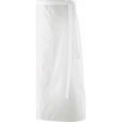 Exner Zástěra s látkovým pásem po celé délce 90x60cm 220 g/m Bílá EX101