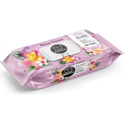 Papilion Flower Passion vlhčené obrúsky 64 ks