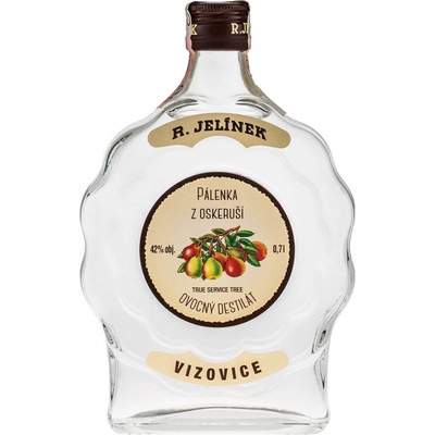 Oskerušovice Budík 42% 0,7 l (čistá fľaša)