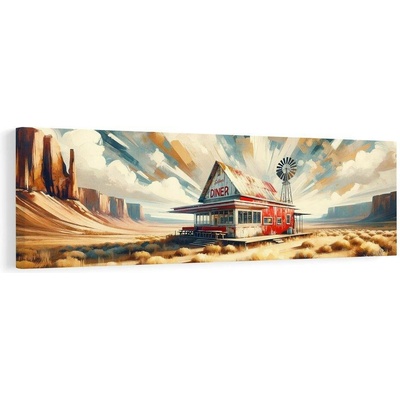 Obraz u prašné cesty - 135x45