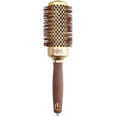 Olivia Garden Expert Blowout Shine Round Brush Gold & Brown 45 mm