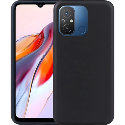 Xiaomi Силиконов калъф Soft Case за Xiaomi Redmi 11A/Redmi 12C/Poco C55 - Черен KP26533