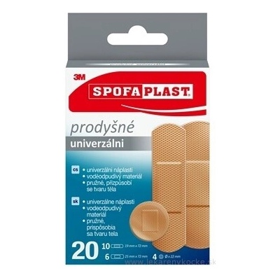 3M Spofaplast č.176N Univerzální náplast 20 ks
