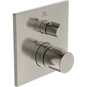 Ideal Standard Вграден смесител за душ Ideal Standard Ceratherm C100 Silver Storm без тяло за вграждане (A6956GN)