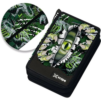 Graffiti Ученически несесер с пособия Graffiti Xscape - Dino (259336)