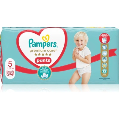 Pampers Premium Care Pants Size 5 еднократни пелени гащички 11-17 kg 52 бр