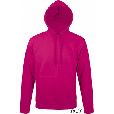 Sol's Přiléhavá unisex klokanka Snake s podšívkou z česaného fleecu Růžová fuchsiová