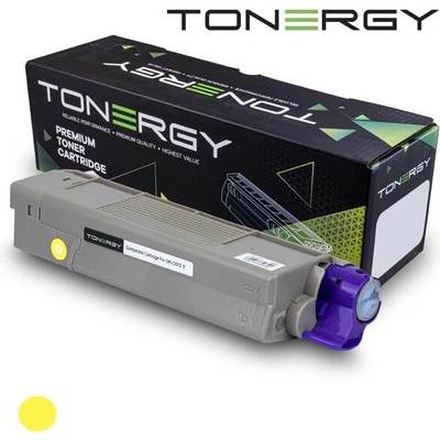 Compatible съвместима Тонер Касета Compatible Toner Cartridge OKI 44315301 Yellow, 6k (TONERGY-OKI-C610-Y)