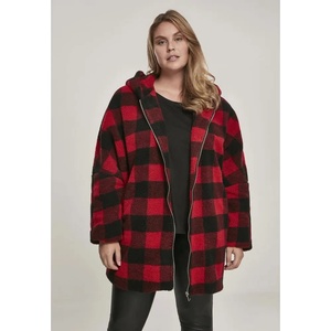 Urban classics Анорак Urban classics Check GT parka - Red (rouge flash / noir)