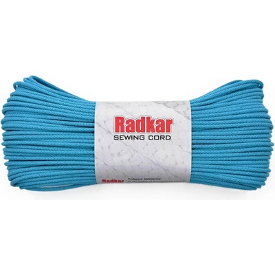 RADKAR šňůry na šití 5mm Turquoise - 100m návin