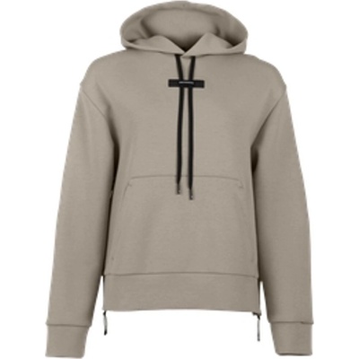 On Focus Tech Hoodie V Béžové Barvě