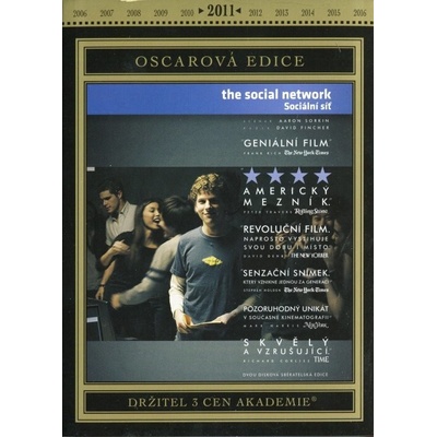 Social Network, The: Sociální síť, DVD