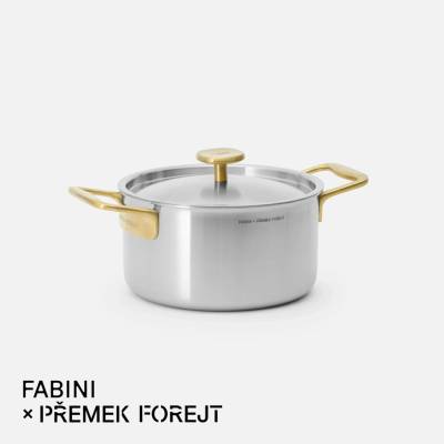 FABINI Hrniec & Forejt, 20 cm 3 l - Nerezový beznitový hrniec z viacvrstvovej nerezovej ocele s pokrievkou