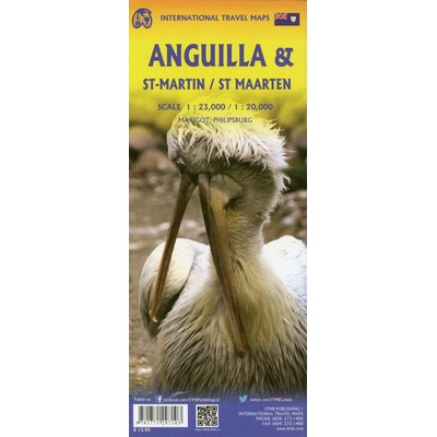 Anguila 1:23t & St Martin / St Maarten 1:20t mapa ITMB