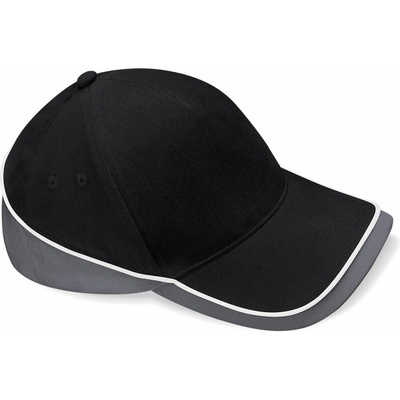 Beechfield B171 5 panelová tímová závodná 53.0171 black/graphite grey/white