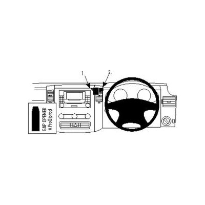 Brodit ProClip pre Mercedes Benz Sprinter 07-18/Volkswagen Crafter 07-16, na stred 313456
