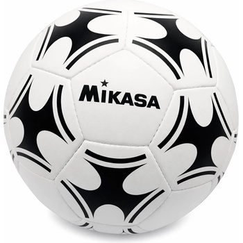 Футболна топка, кожена, ръчно шита mikasa