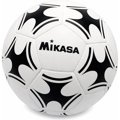 Футболна топка, кожена, ръчно шита mikasa