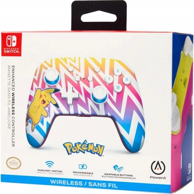 PowerA Enhanced Wireless Controller Pokémon Pikachu Vibrant NSGP0262-01