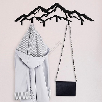 ASIR GROUP Стенна закачалка 25x80 см планини (AS1483)