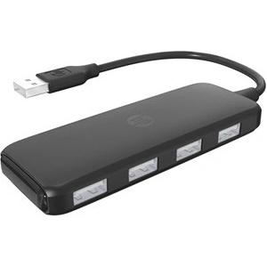 HP USB (2.0) хъб 4-портов, DHC-CT110C, черен, Hewlett-Packard (DHC-CT110C)