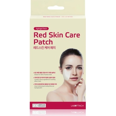 Wooshin Labottach Red Skin Care Patch hydrogélové náplasti na začervenanú pokožku na upokojenie pleti 2 pár