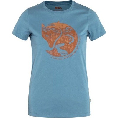 Fjällräven Arctic Fox Print T shirt W DAWN BLUE