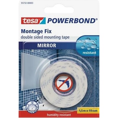 Tesa Powerbond Lepiaca páska na zrkadlá 19 mm x 1,5 m 55732-00003-02