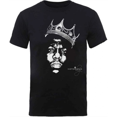 Notorious B. I. G Notorious B. I. G. Crown Face Black S Риза (BIGTS05MB01)