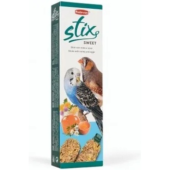 Image 1 of Padovan Stix sweet cocorite ed esotici - крекер с мед и яйца 80gr