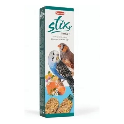 Padovan Stix sweet cocorite ed esotici - крекер с мед и яйца 80gr