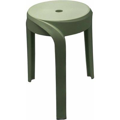 Ridder STAN kúpeľňová stolička, priemer 30 cm, zelená A176105