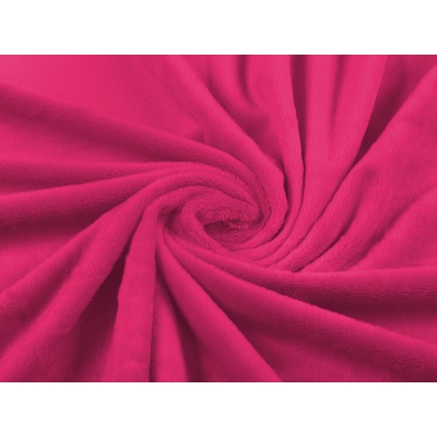 Mikroplyšová látka MIS-007 Sýto ružová - šírka 145 cm