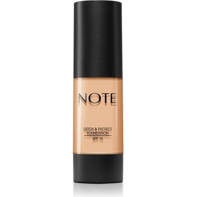 Note Cosmetique Detox and Protect Foundation tekutý make-up s matným finišom 02 Natural Beige 30 ml