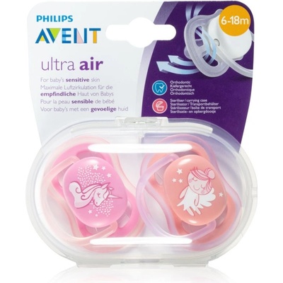 Avent Philips šidítko ultra air 376/11 Nighttime Boy BPA free 2Pack