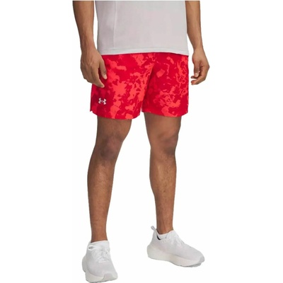 Under Armour UA LAUNCH 7'' PRINT SHORTS-RED červené