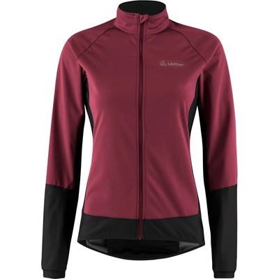 Löffler Дамско термо яке за колоездене Löffler Women's Bike Jacket Alpha Airblocc Light Cycling jacket - Aubergine - размер 40 (EU) (151-0787-0114)