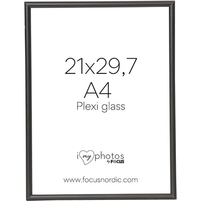 Focus Can-Can Aluminium Black 21x29,7 (A4) Plexi