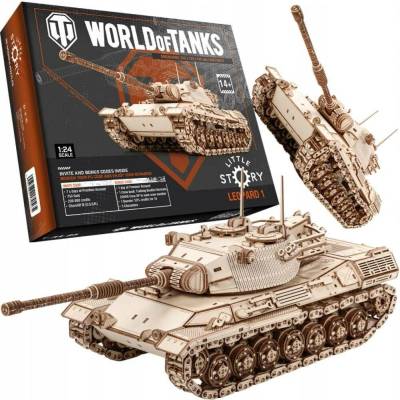 Little Story Dřevěné 3D puzzle Tank Leopard 1 1272 ks